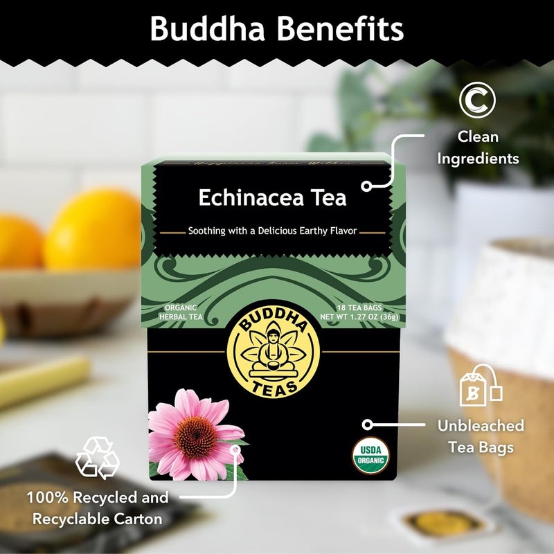 Buddha Teas Organic Echinacea Tea - Image 5